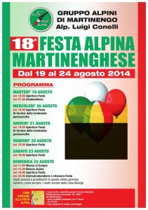Festa alpina @ Area feste | Martinengo | Lombardia | Italia