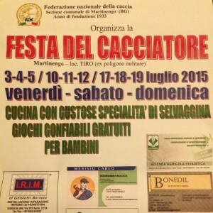 Festa del cacciatore  @ Martinengo - loc. TIRO