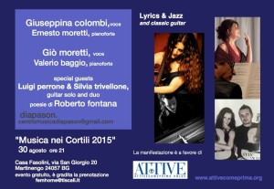 Musica nei cortili 2015 @ Casa Fasolini | Martinengo | Lombardia | Italia