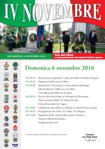 Festa della Vittoria e commemorazione dei caduti di tutte le guerre