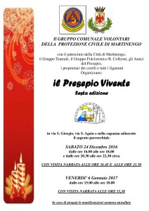 Presepio Vivente @ Via S. Giorgio, Via Sant'Agata, Capanna adiacente il sagrato parrocchiale
