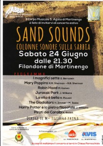 "Sand sounds - Colonne sonore sulla sabbia" @ Filandone
