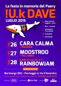 Festival rock "!U.k Dave" @ Martinengo, Oratorio San Luigi
