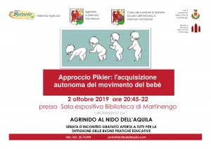 Approccio Pikler: l'acquisizione autonoma del movimento del bebè @ Biblioteca comunale