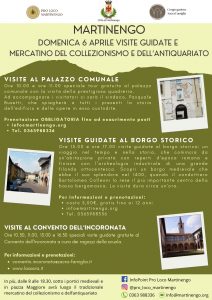 Domenica 6 aprile, visite guidate al borgo e al palazzo comunale @ Centro storico di Martinengo