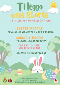 Ti leggo una storia. Letture per i bambini 0-3 anni in biblioteca @ Biblioteca Comunale di Martinengo