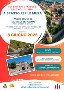 La biblioteca a spasso: visita al museo Le Mura di Bergamo @ Porta San Agostino