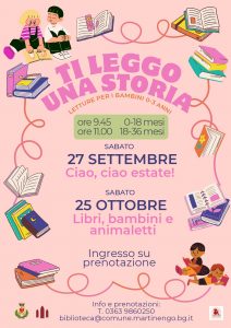 Ti leggo una storia. Letture per i bambini 0-3 anni @ Biblioteca Comunale di Martinengo