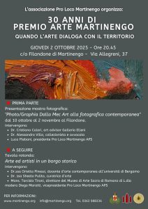 30 anni di Premio Arte Martinengo - Quando l'arte dialoga con il territorio @ Filandone di Martinengo