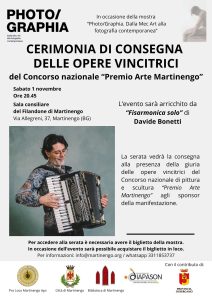 Cerimonia di consegna delle opere vincitrici, con "Fisarmonica solo" di Davide Bonetti @ Filandone di Martinengo
