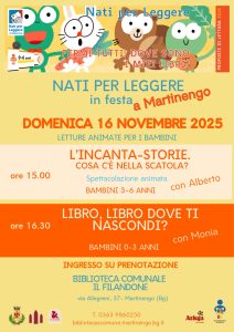 Nati per Leggere in festa a Martinengo - Letture animate per i bambini 0-6 anni @ Biblioteca Comunale di Martinengo