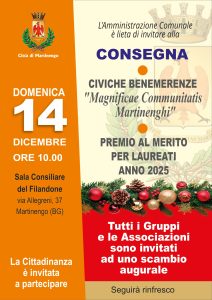 Cerimonia di consegna delle Civiche Benemerenze "Magnificae Communitatis Martinenghi" @ Filandone di Martinengo