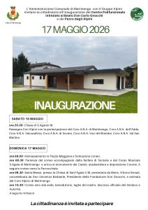 Inaugurazione Centro Polifunzionale "Beato Don Carlo Gnocchi" e Parco degli Alpini