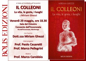 Incontro - "Il Colleoni. La vita, le gesta, i luoghi" di Miriam Ghezzi @ Convento dell'Incoronata