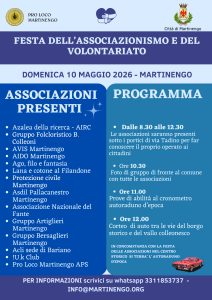 Festa dell'Associazionismo e del Volontariato @ Portici colleoneschi di Martinengo