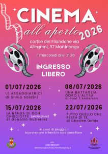 Cinema all'aperto 2026 @ Filandone di Martinengo