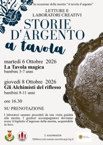LETTURE E LABORATORI CREATIVI - STORIE D'ARGENTO A TAVOLA @ Filandone di Martinengo